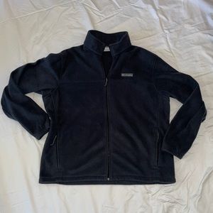 Columbia Black Fleece zip up jacket. Men’s Size XL
